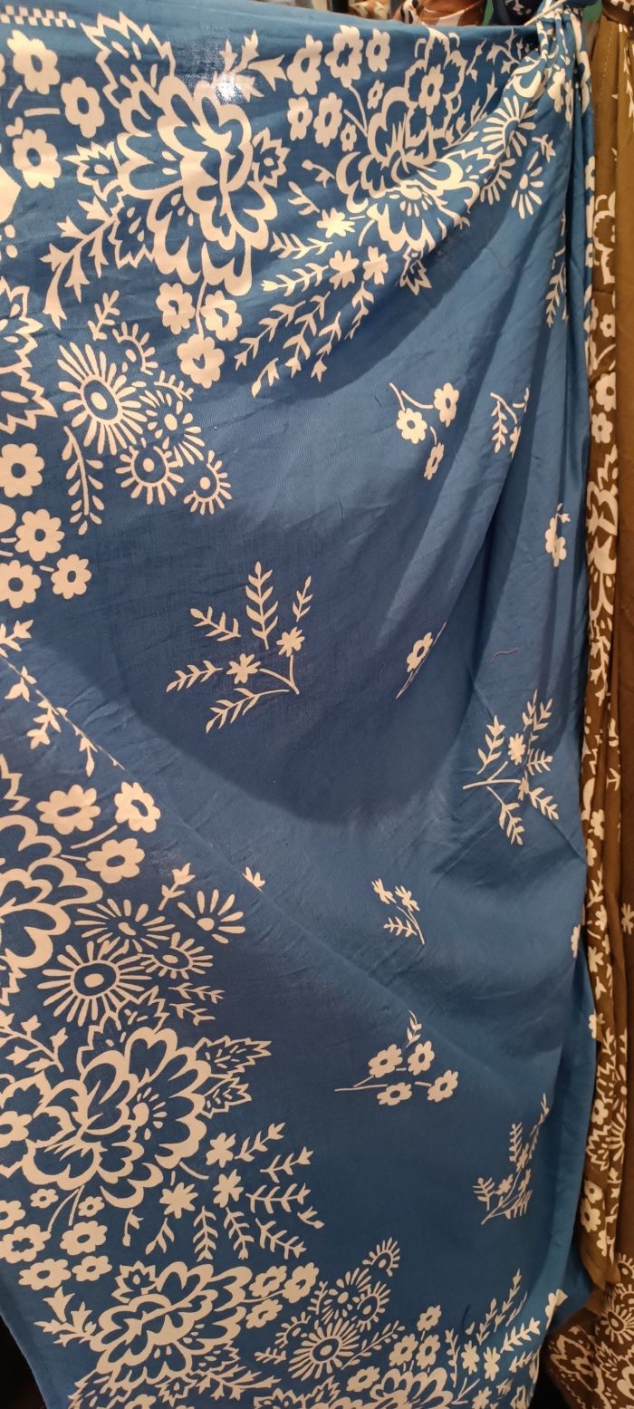 Foulard MYSORE CIEL 100cm