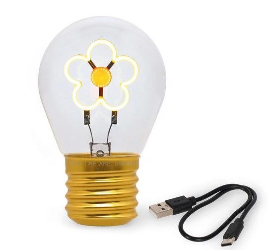 BULB FICTION LAMPE EN FORME D AMPOULE DAISY