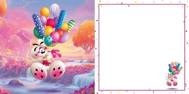 CARTE 3D DIDDL POUR TON ANNIVERSAIRE