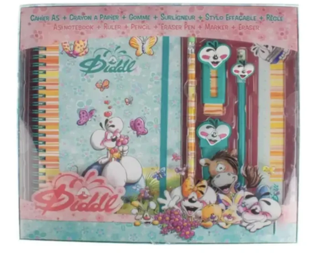 COFFRET CADEAU ECRITURE DIDDL