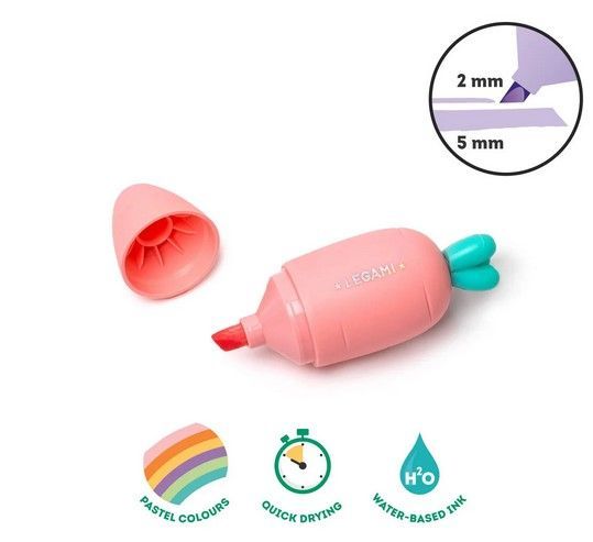 SET DE 6 MINI SURLIGNEURS CAROTTES