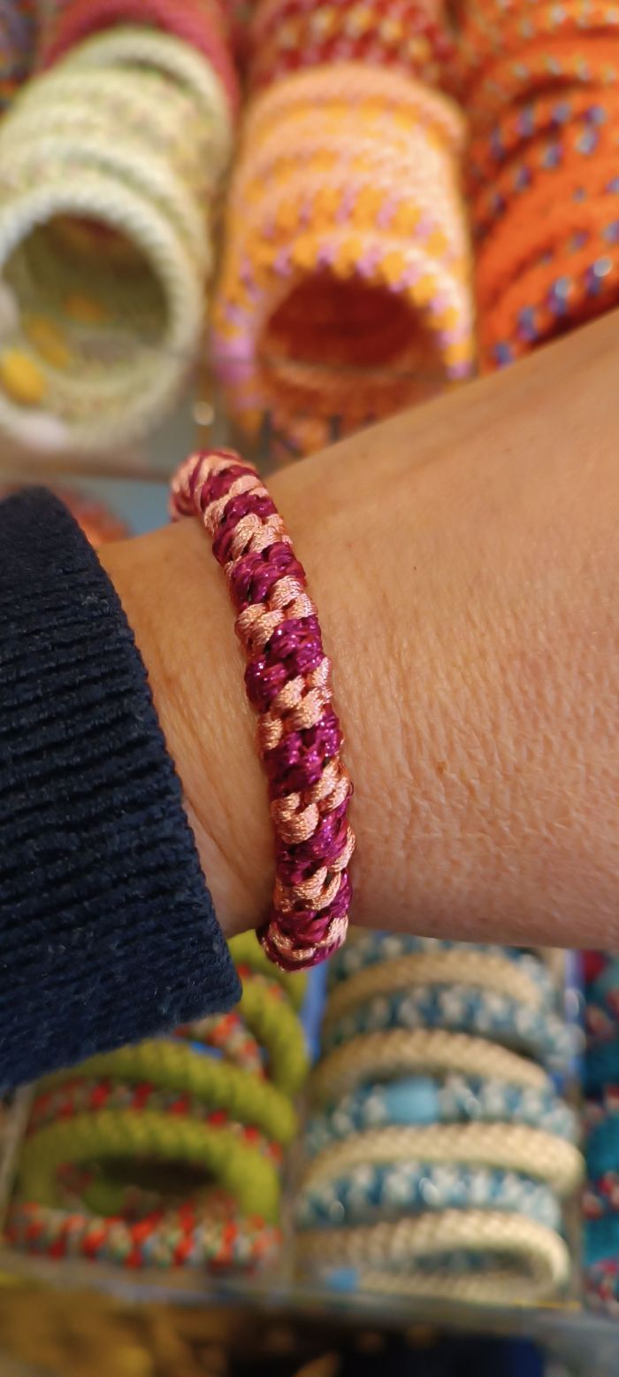 Kknekki Rose électrique paillettes 