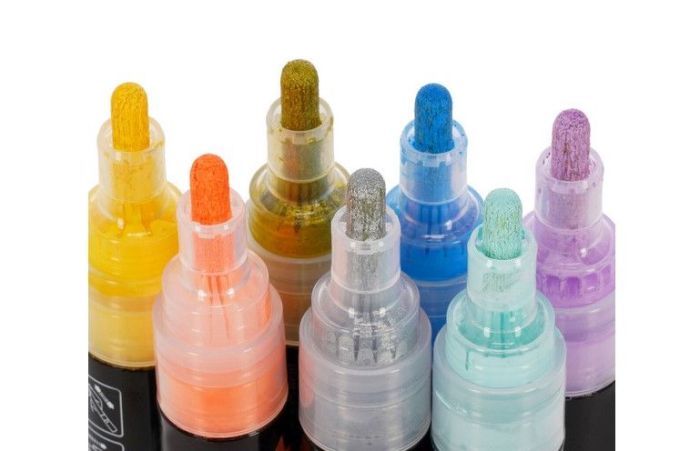 FEUTRE ACRYLIQUE ENCRE BLANCHE- BE BOLD