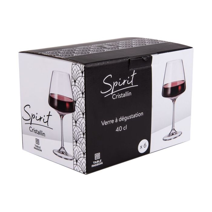 2 BOITES DE 6 VERRES A PIED SPIRIT 40CL
