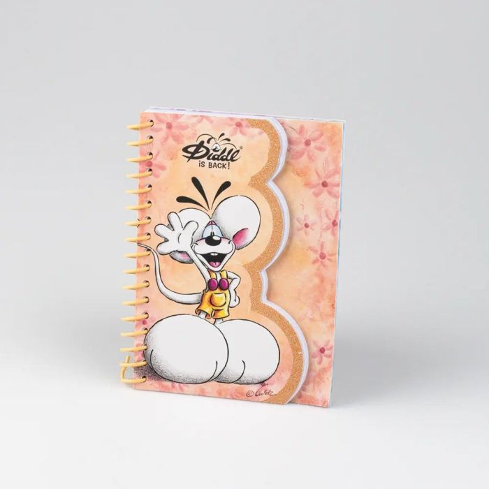 Carnet forme A6 Diddl orange