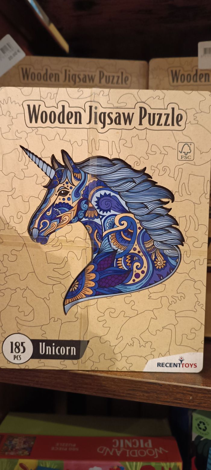 Puzzle en bois - Licorne