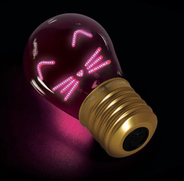 BULB FICTION LAMPE EN FORME D AMPOULE KITTY