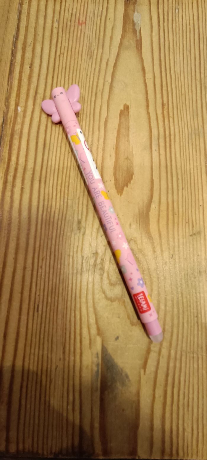 STYLO A ENCRE GEL EFFACABLE BUTTERFLY