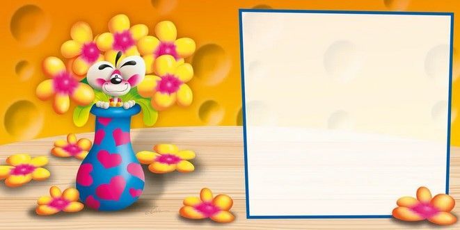 CARTE 3D DIDDL BOUQUET DE FLEURS SANS TEXTE