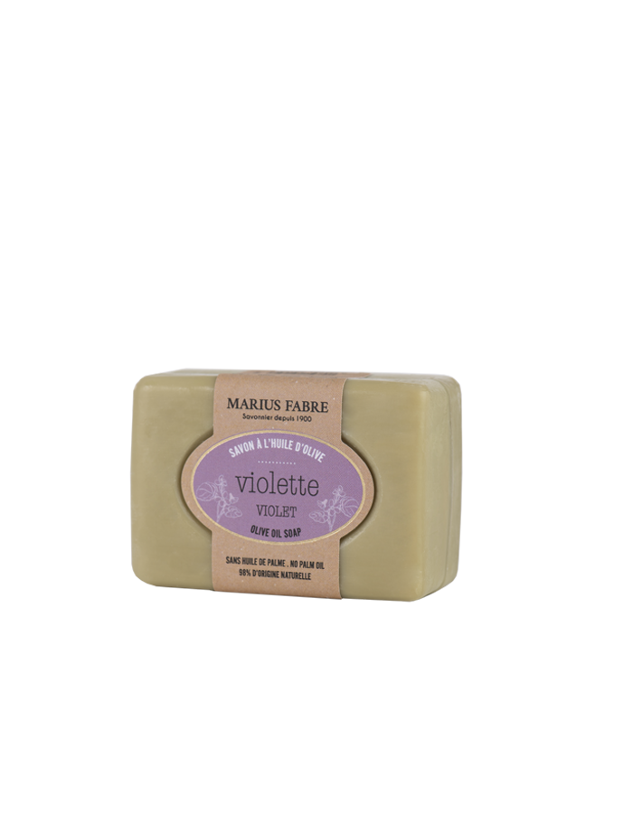 Savonnette parfumée VIOLETTE 100g sans huile de palme