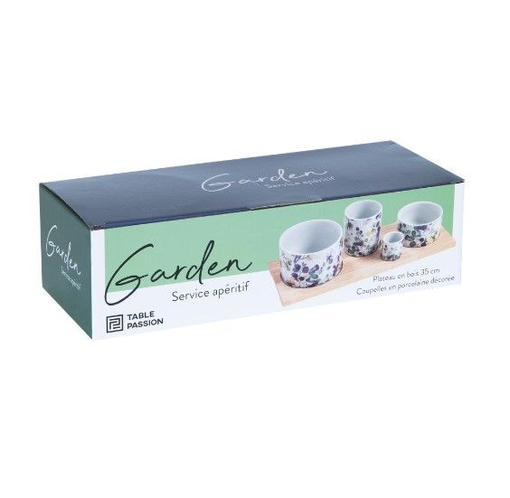 Service apéritif 4 pièces Garden