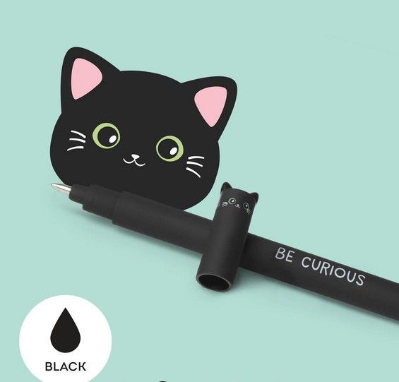 STYLO A ENCRE GEL EFFACABLE KITTY