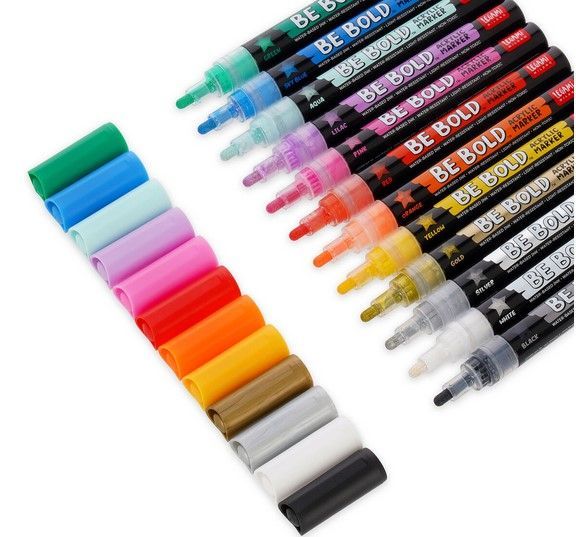 FEUTRE ACRYLIQUE ENCRE ORANGE - BE BOLD