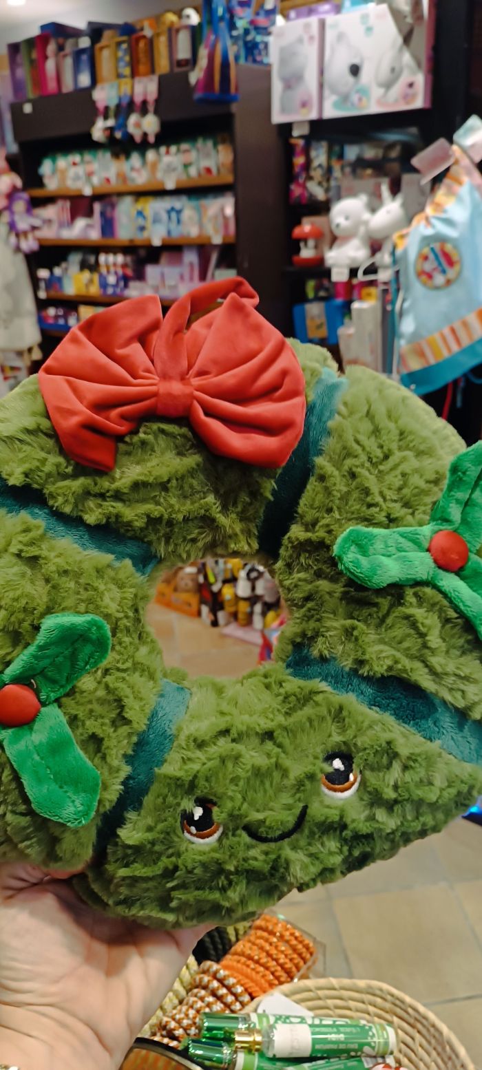 PELUCHE COURONNE DE NOEL KEELECO