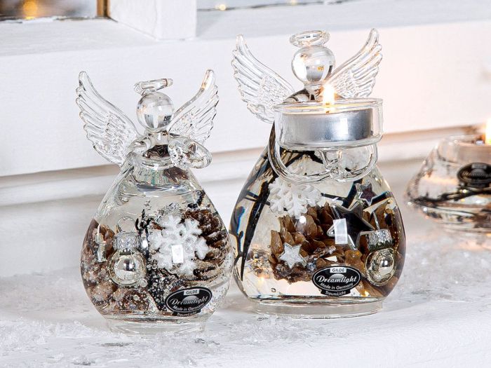 DREAMLIGHT ANGE BOUGEOIR BLANC MARRON