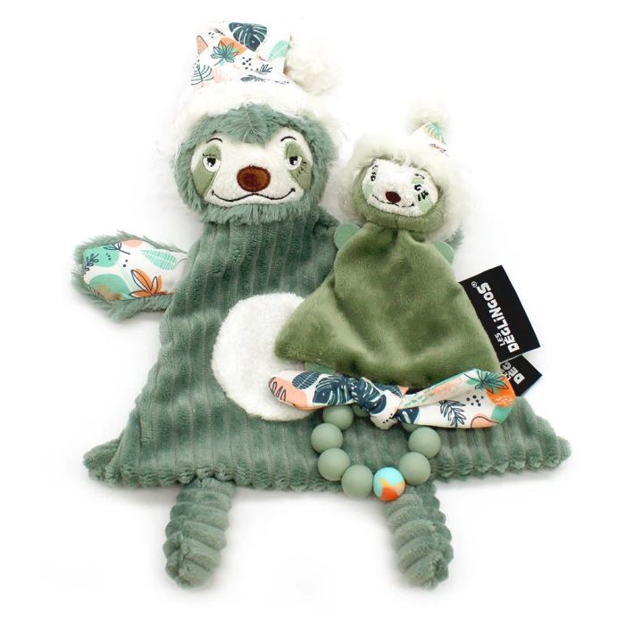 COFFRET CADEAU ET ANNEAU DE DENTITION CHILLOS LE PARESSEUX