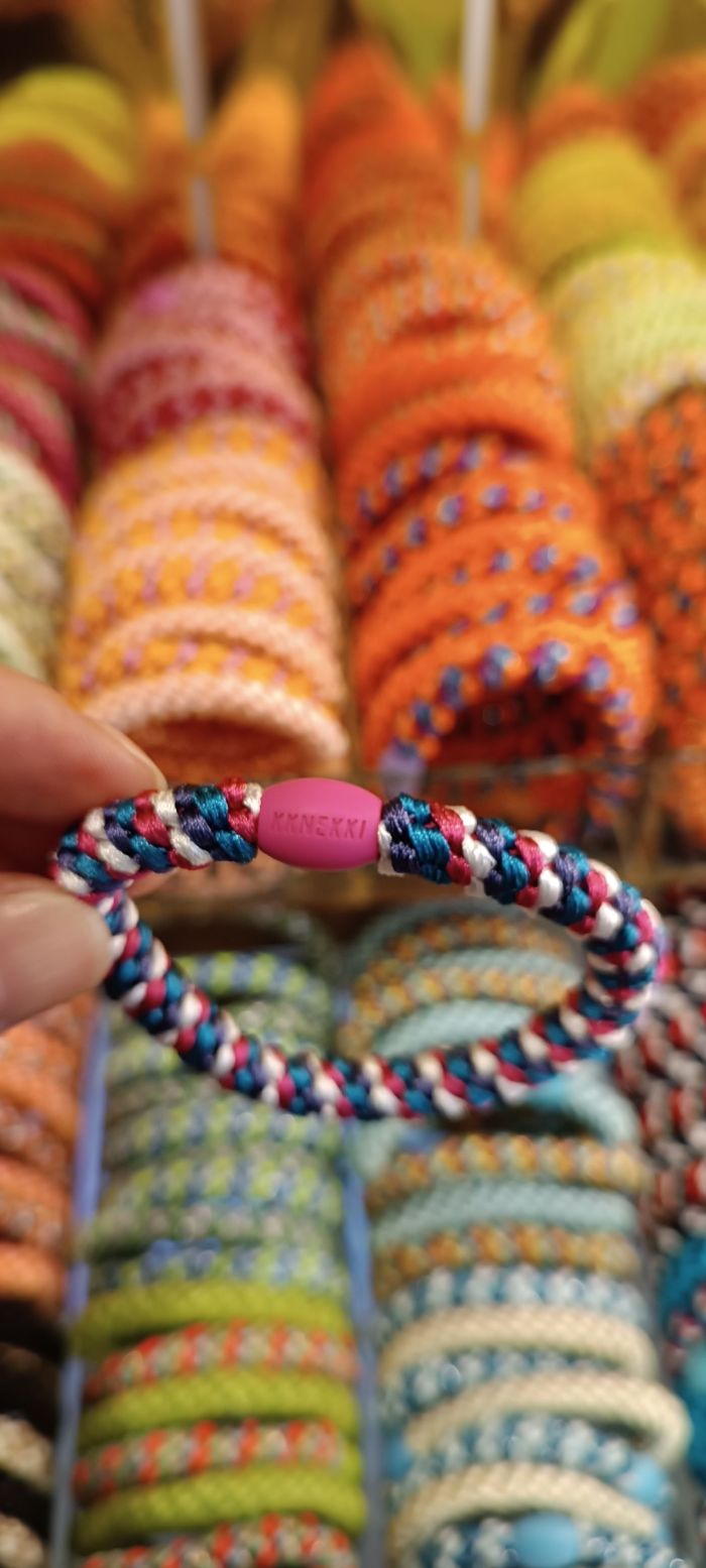 Kknekki Mélange violet ivoire bleu