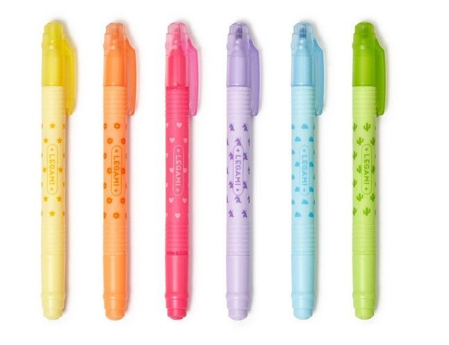 SET DE 6 SURLIGNEURS EFFACABLES