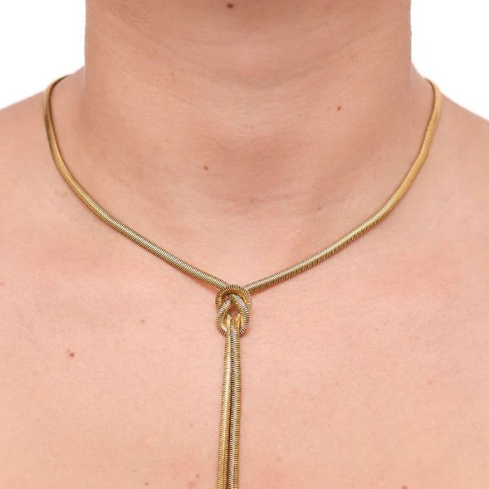 COLLIER SAUTOIR DORE