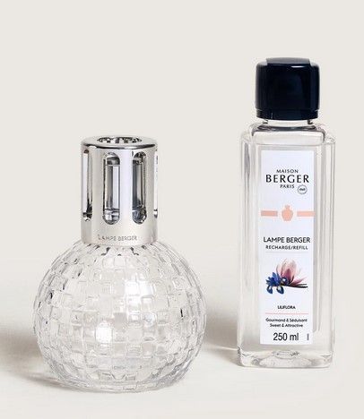 Coffret lampe Berger Disco transparente