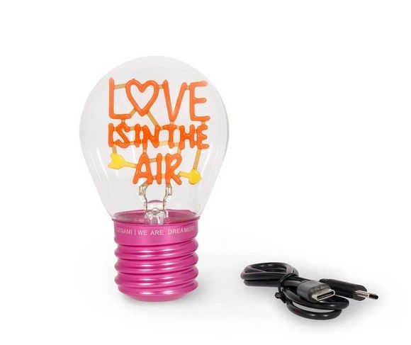 BULB FICTION LAMPE EN FORME D AMPOULE LOVE IN THE AIR