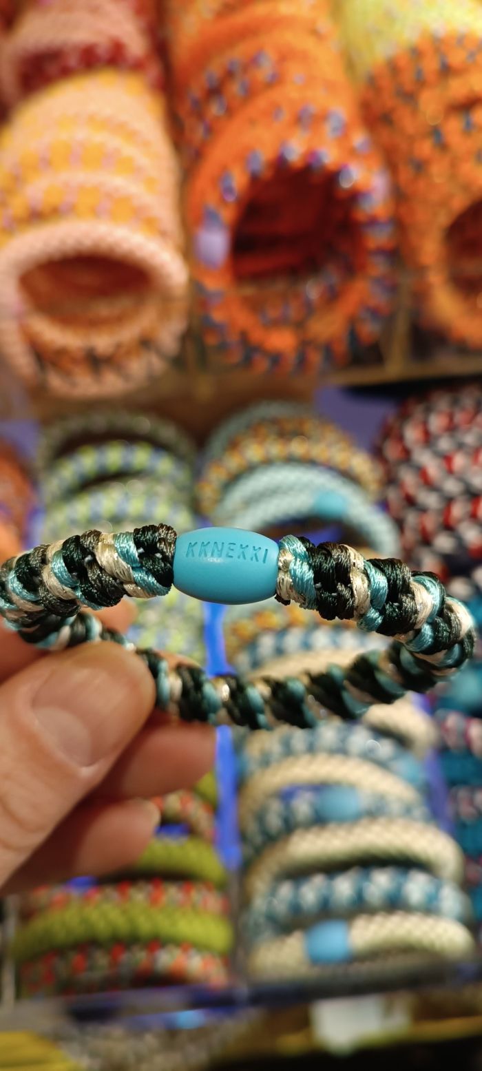 Kknekki paillettes turquoise jungle mélangées 