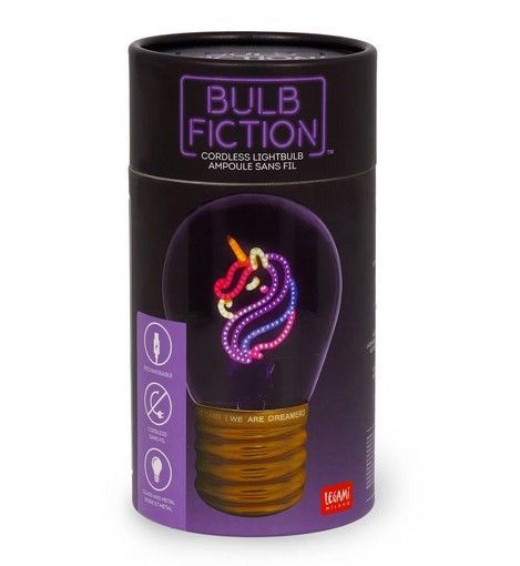 BULB FICTION LAMPE EN FORME D AMPOULE UNICORN