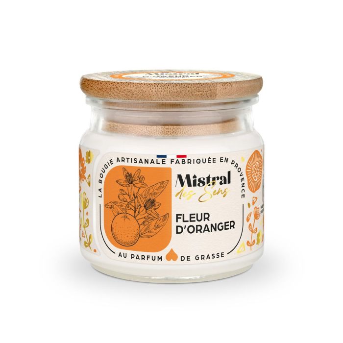 BOUGIE PARFUMEE FLEUR D'ORANGER