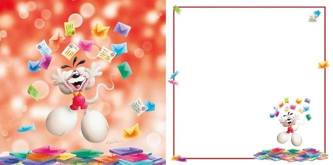 CARTE 3D DIDDL MEILLEURS VOEUX D'ANNIVERSAIRE