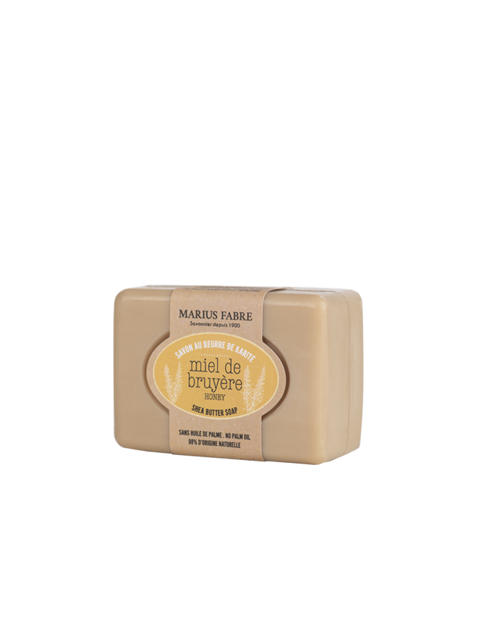 Savonnette parfumée MIEL DE BRUYERE 100g sans huile de palme