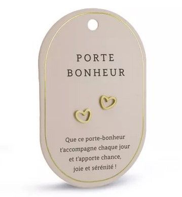 Boucles d'oreilles Porte bonheur