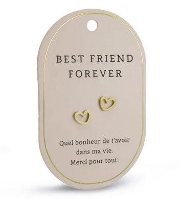 Boucles d'oreilles Best Friend Forever