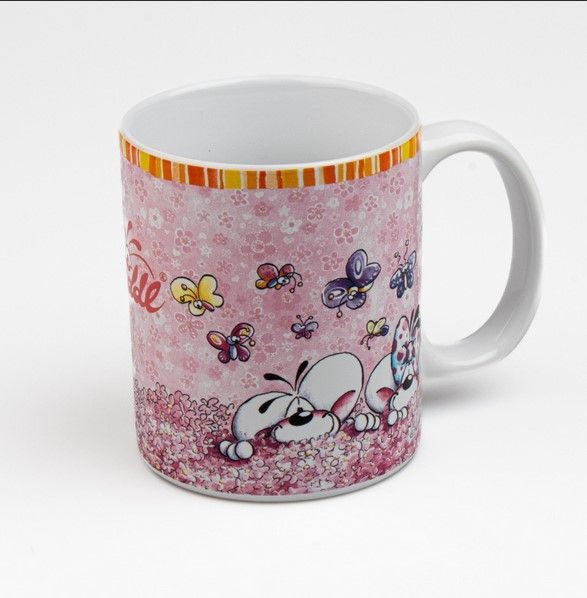  Mug Diddl et Diddlina – Tasse en céramique Pimboli papillons