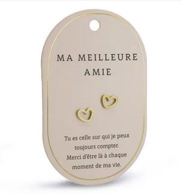 Boucles d'oreilles Ma Meilleure Amie 