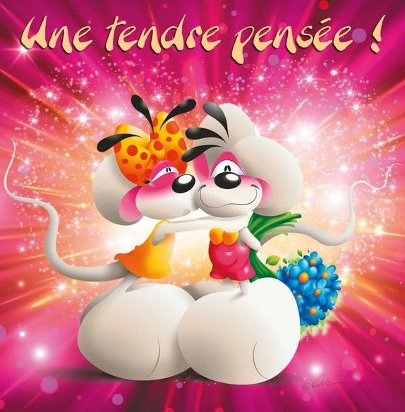 CARTE 3D DIDDL UNE TENDRE PENSEE