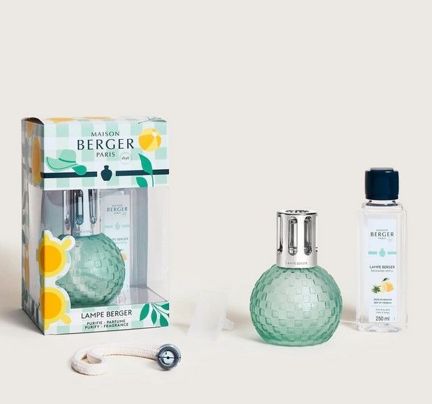 Coffret lampe Berger Disco Estivale Zeste de Verveine