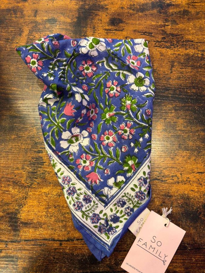 Foulard DELHI VIOLETTE 50cm