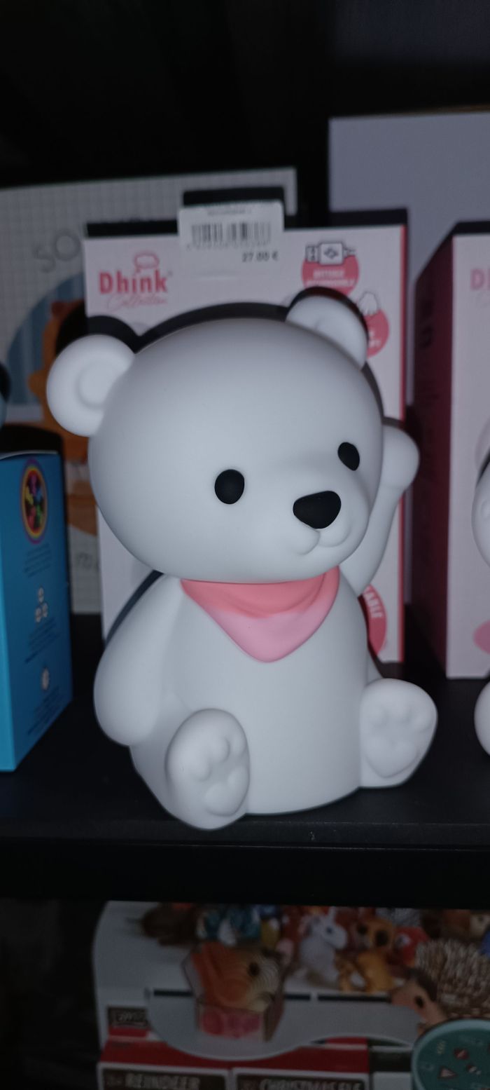 VEILLEUSE SOUPLE TOTO L'OURSON RECHARGEABLE