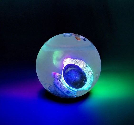 Copie Balle Rebondissante Lumineuse - Space - Light-Up Bouncy Ball