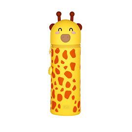 TROUSSE 2 EN 1 EN SILICONE GIRAFE