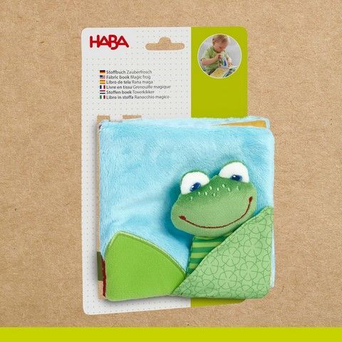 LIVRE TISSU GRENOUILLE MAGIQUE