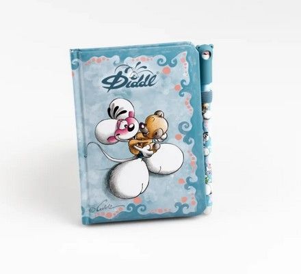 CARNET A6 BLEU + STYLO DIDDL
