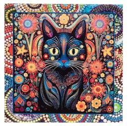 DESSOUS DE PLAT BLACK CAT