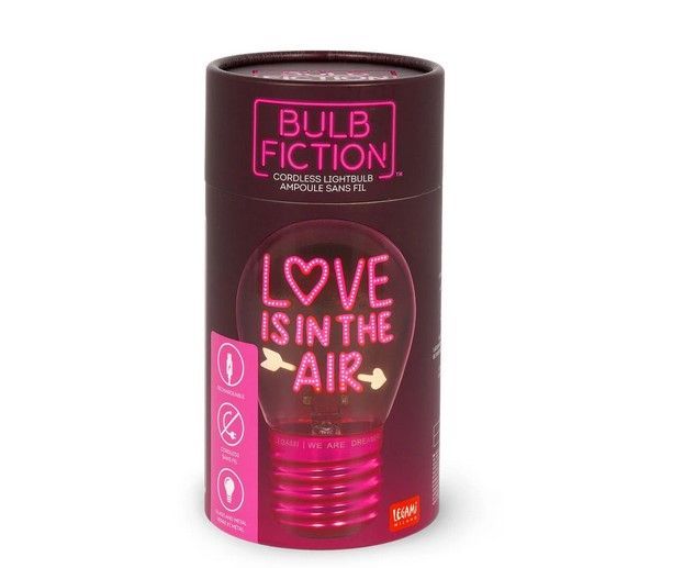 BULB FICTION LAMPE EN FORME D AMPOULE LOVE IN THE AIR