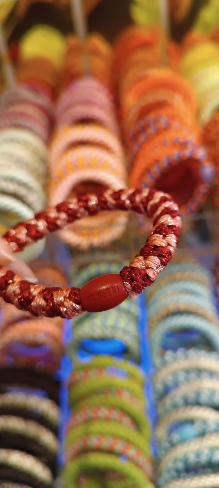 Kknekki Coral bordeaux stripe