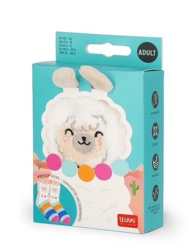 CHAUSSETTE ANTIDERAPANTES ADULTES LAMA