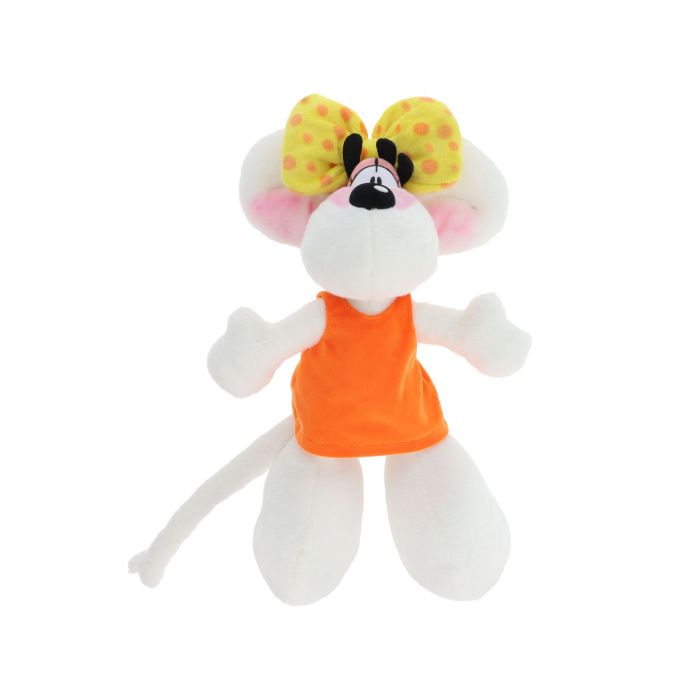 PELUCHE DIDDLINA EN ROBE ORANGE 30CM