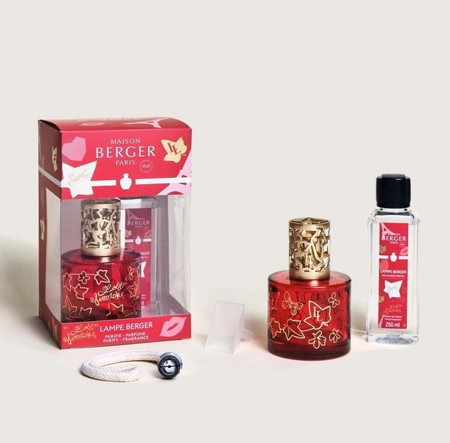 Coffret lampe Berger Pure Lolita Lempicka rouge