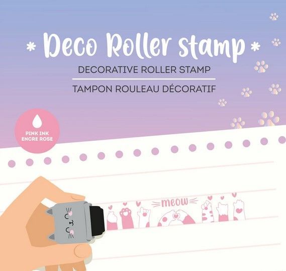 Tampon Rouleau Décoratif - Kitty - Deco Roller Stamp