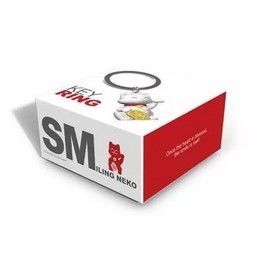 Porte-clés Chat porte bonheur- METALMORPHOSE